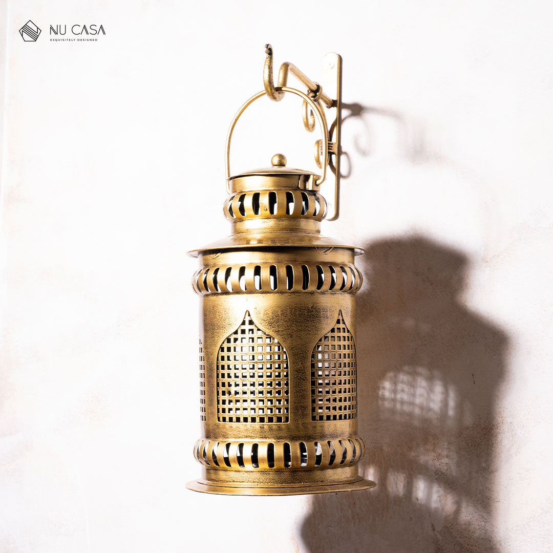 Antique Round Shamiana Candle Lantern