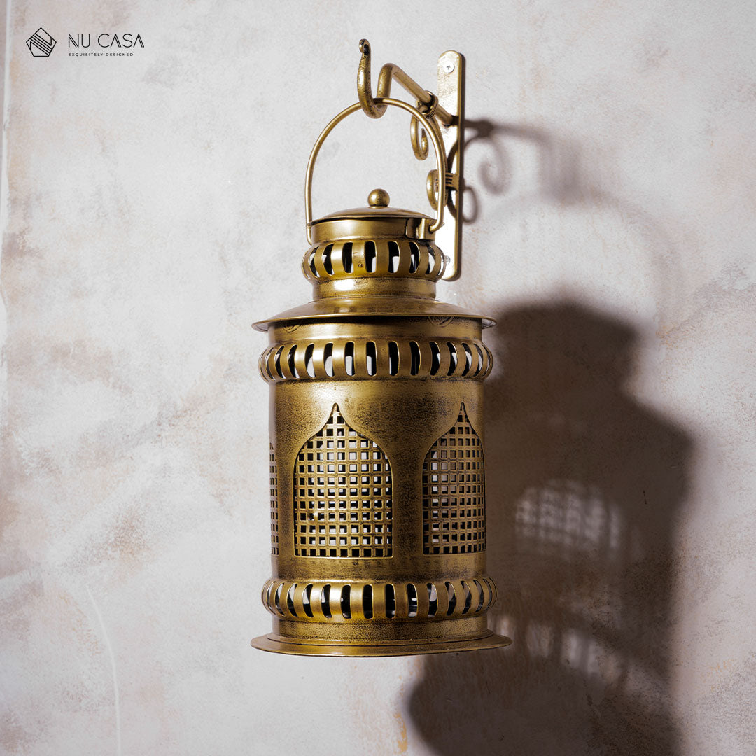 Antique Round Shamiana Candle Lantern