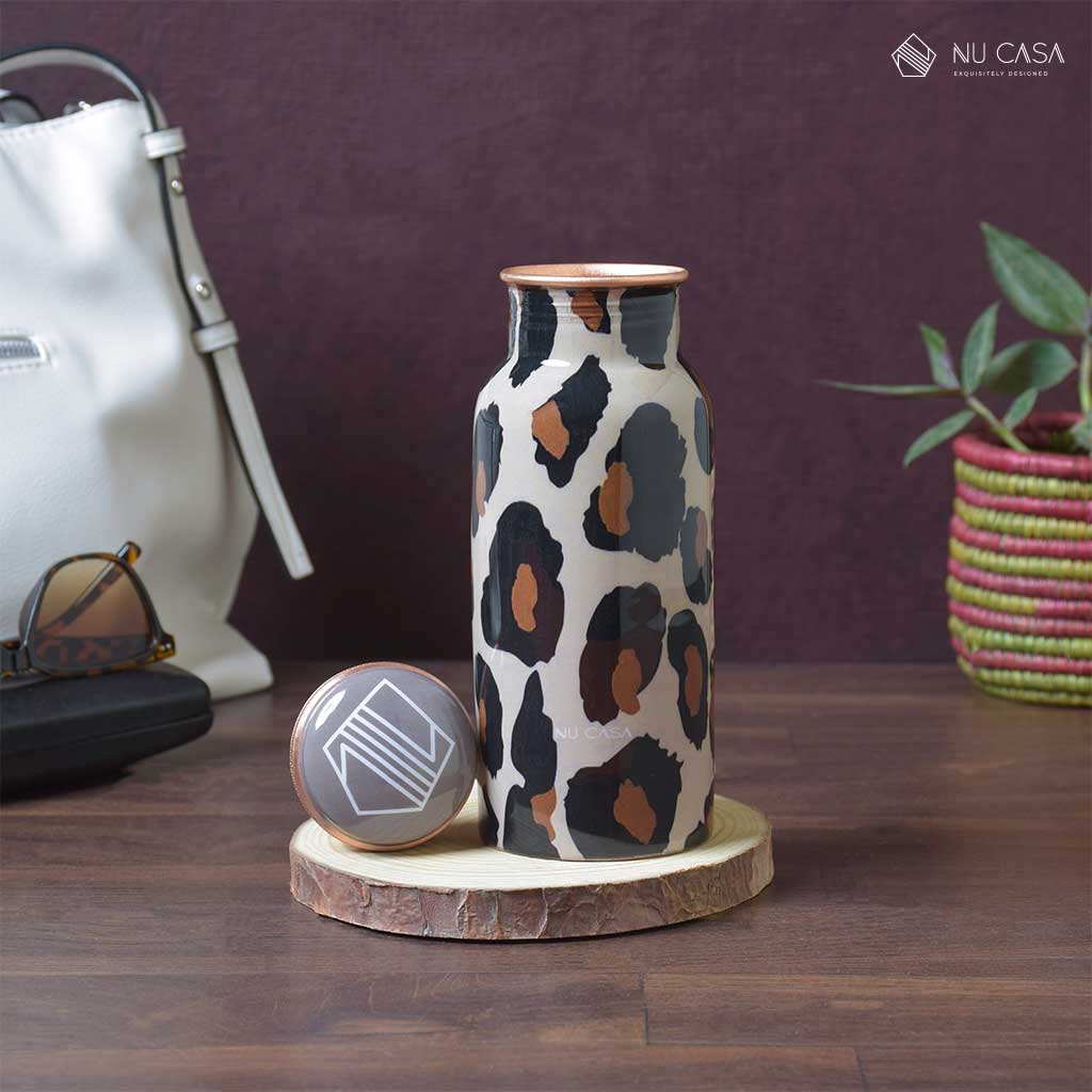 Shop copper water bottle 500ml तांबे के बर्तन शुद्ध ताँबे की बॉटल ख़रीदे best price India