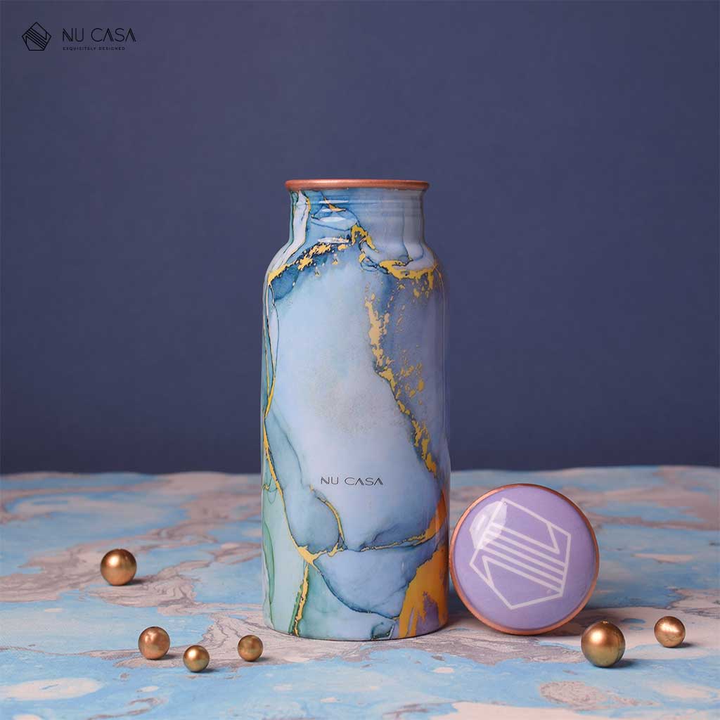 Shop copper water bottle 100% real copperware best price benefits uses