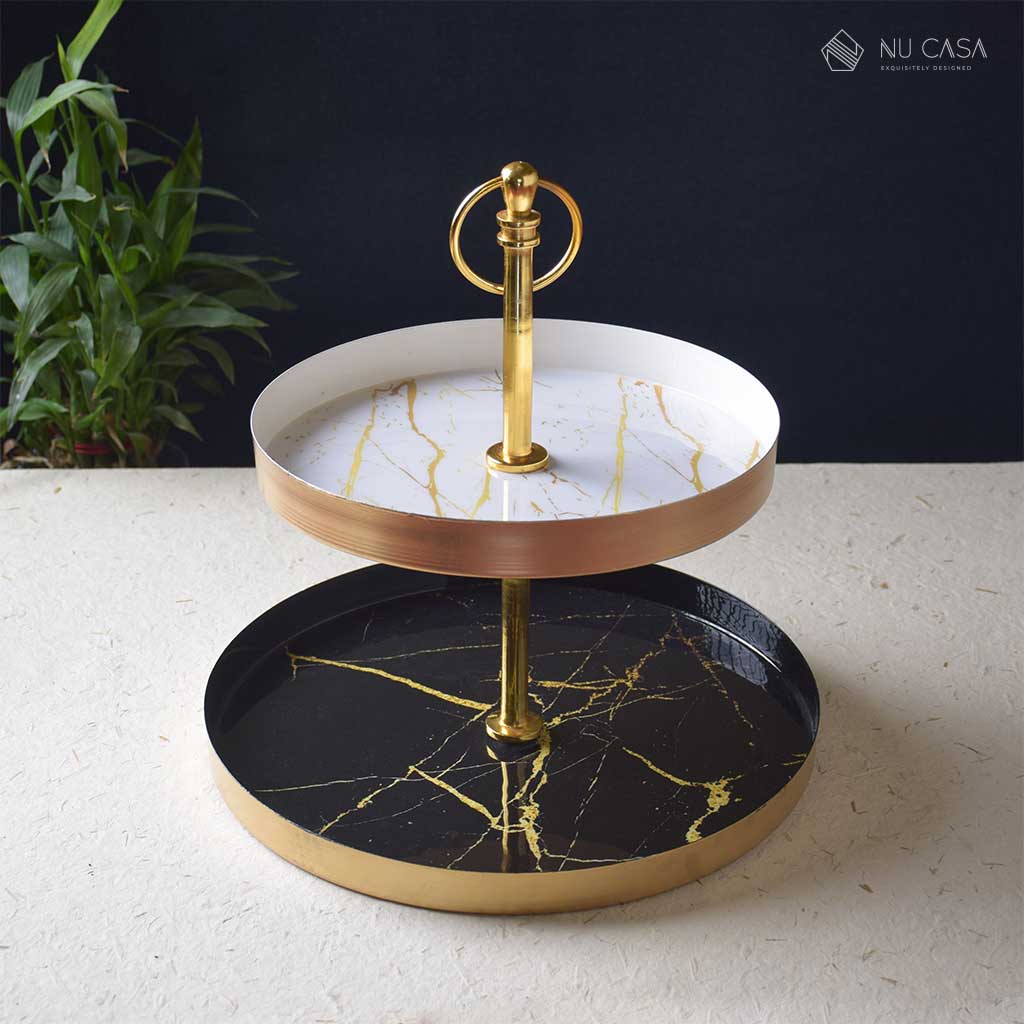 Shop now Cup cake stand 2 tier online best price india Home décor