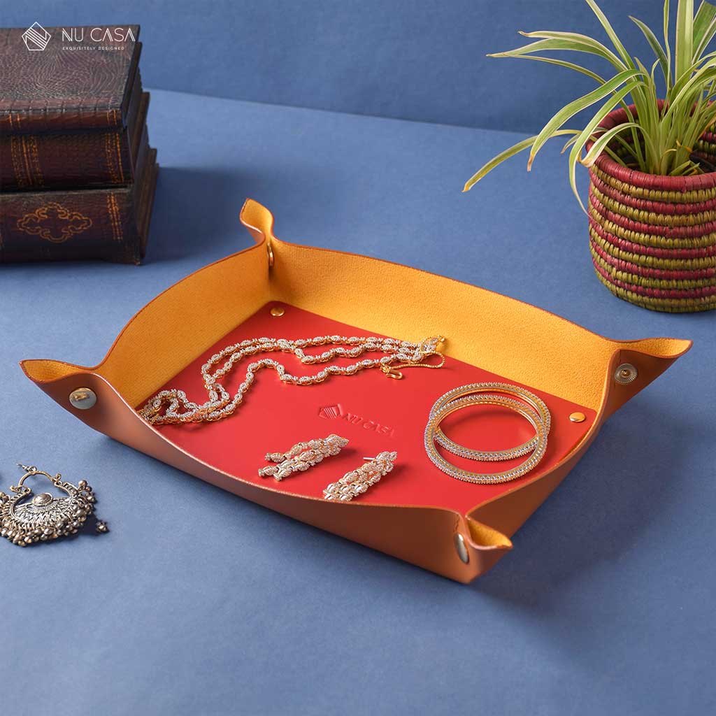 Shop leather tray at best price in india vegan faux premium quality