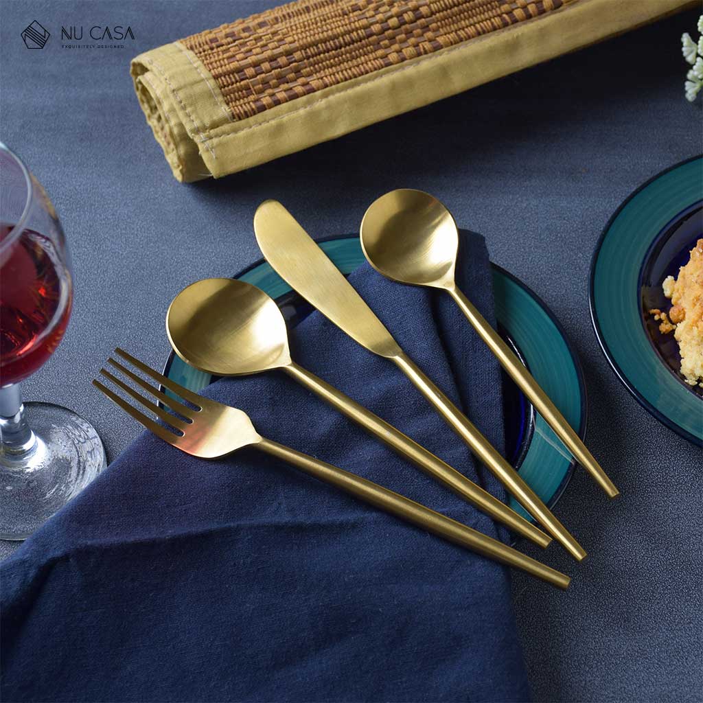 Buy cutlery set holder tray set brass premium quality best price