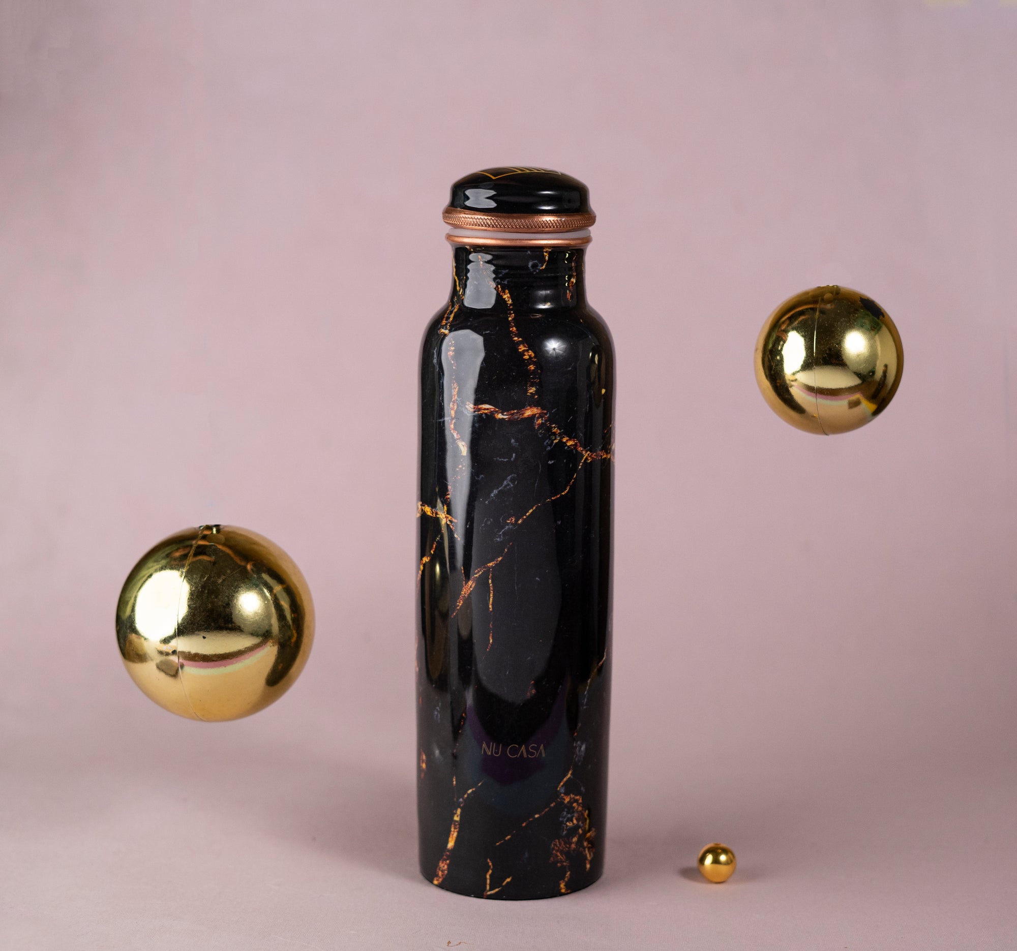 Shop copper bottle marble print free delivery healthy copperware 1 litre