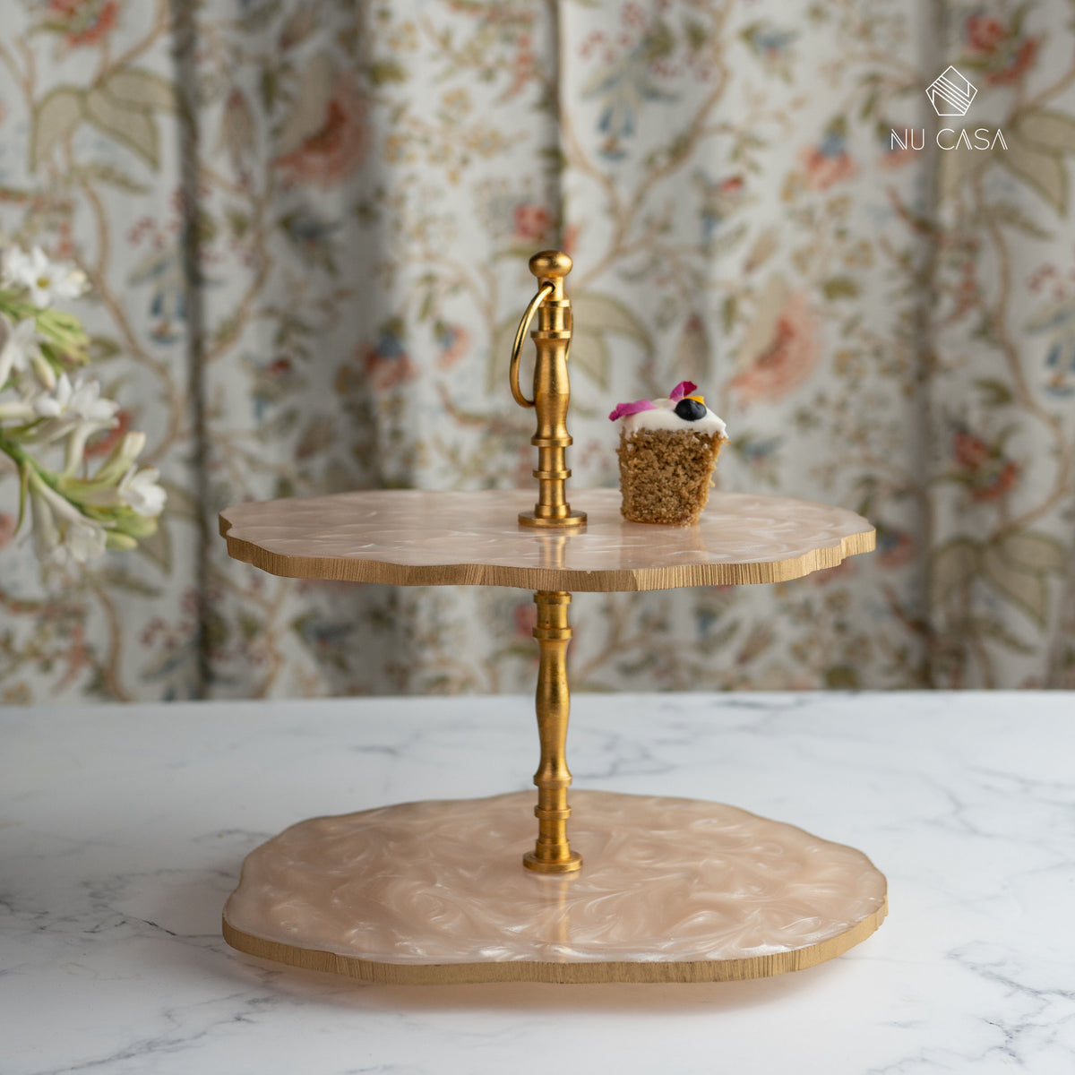 Cake stand 2 tier at best price india hande made hoem décor