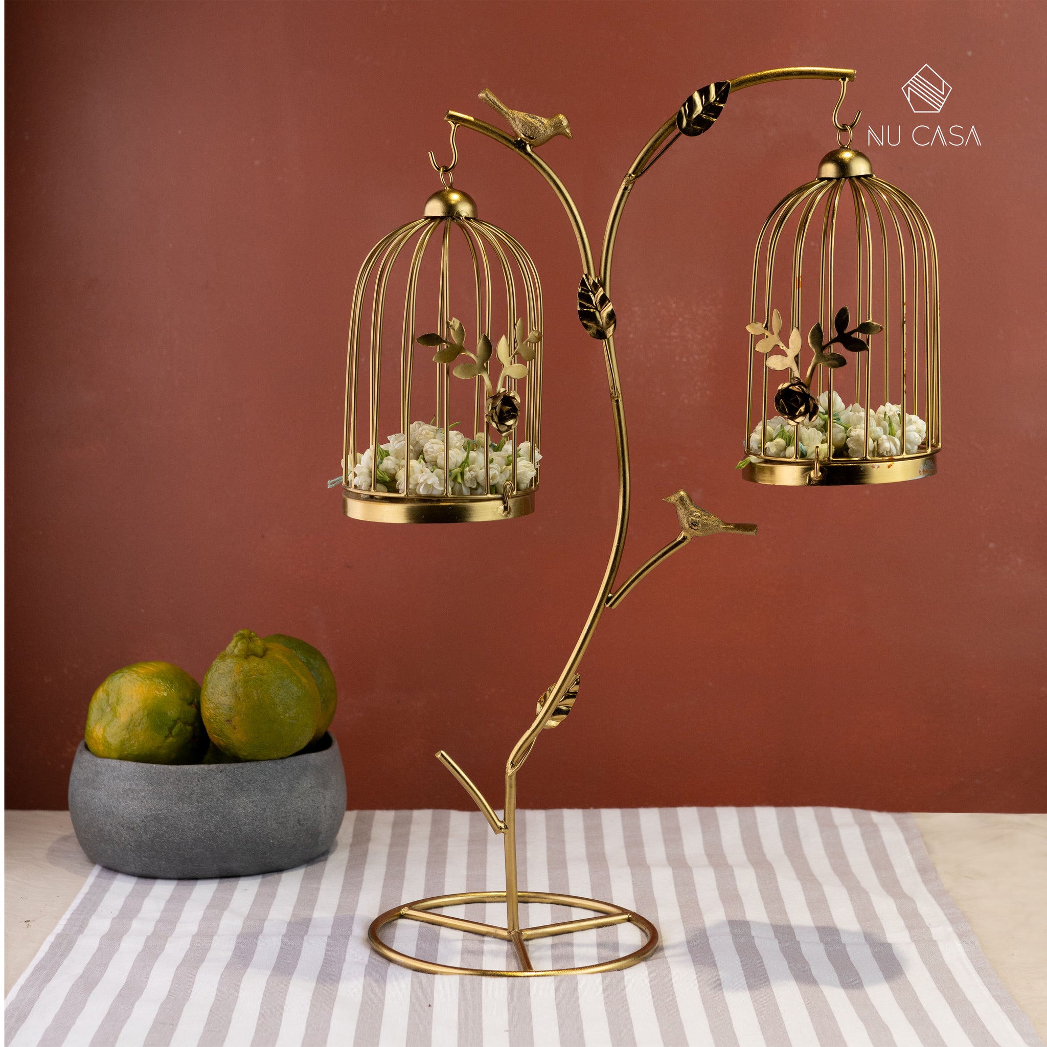 Iron bird cage for table decor - Buy @ Best Prices in India | Nu Casa