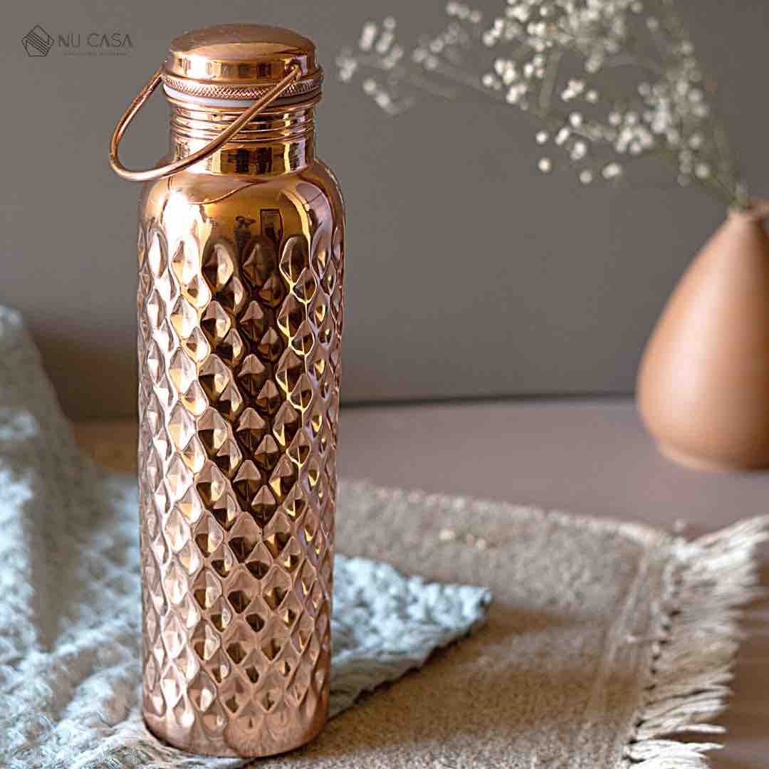 Hammered copper bottle benefits best price in india buy now