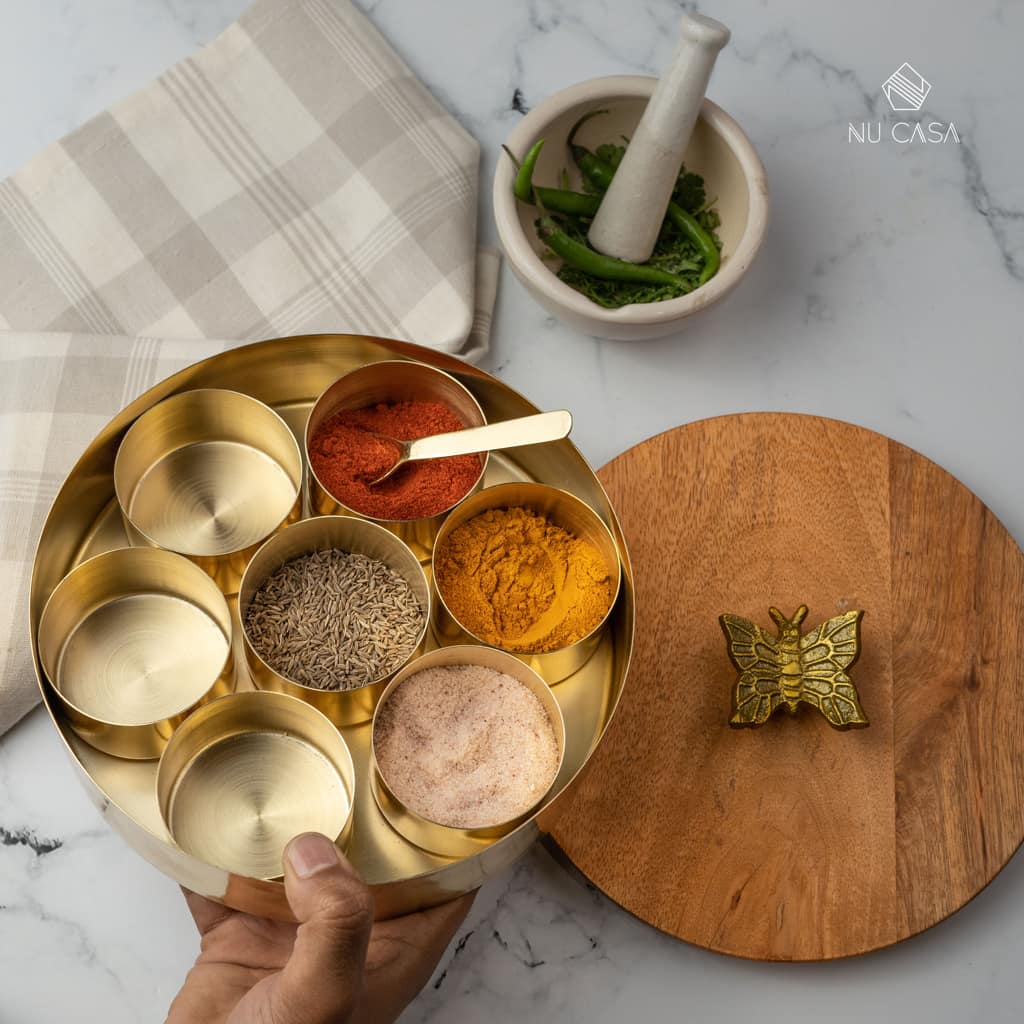 Buy masala box Spice container condiment set online kitchen best price india