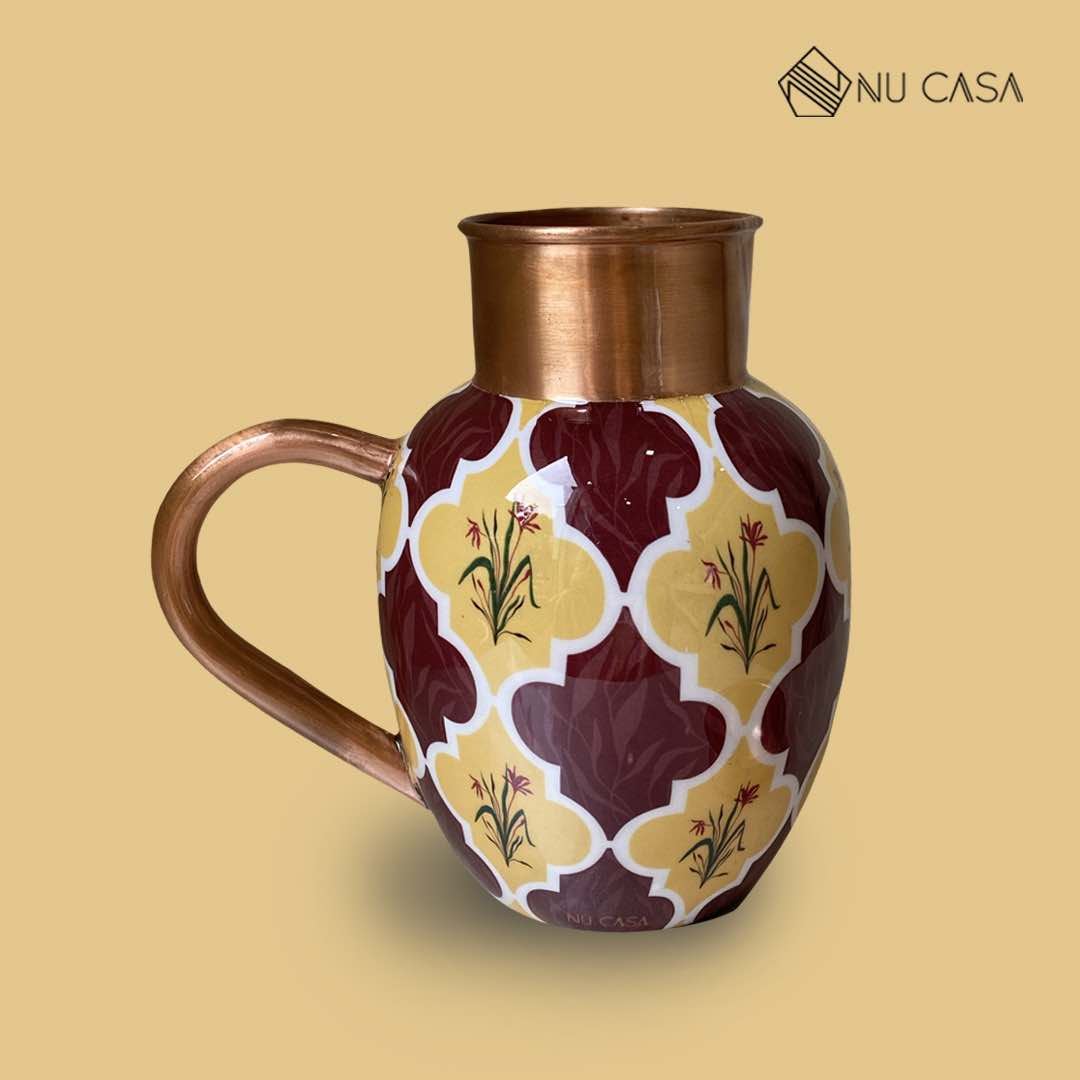 Shop copper jug setwith copperglass utensil  benefits best price india how to clean  